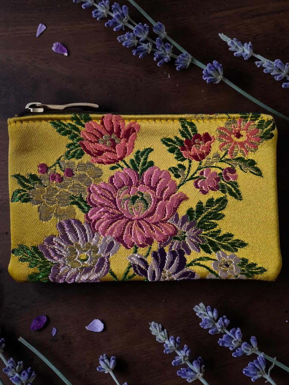 Espai Ripalda Floral Brocade Purse Made In Spain